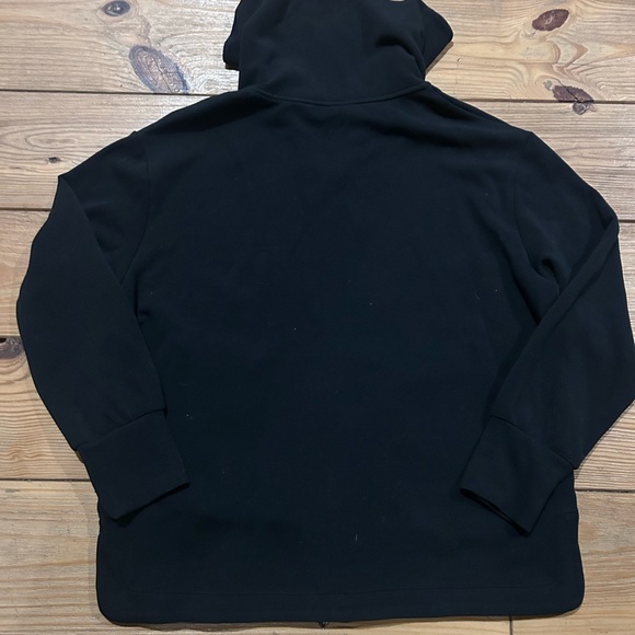 Varley Adair Zip Through Jacket Double Soft Size Large Black - Picture 13 of 13